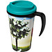 Brite-Americano Grande Isolierbecher, 350 ml, schwarz,aquablau