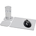 Brite-Mat® Mousepad- und Untersetzer-Set 3, 2 eckige Untersetzer, schwarz