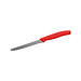 Brotzeitmesser Vesper, rot/silber