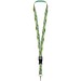 Bucks Sublimation Lanyard mit Schnappverschluss aus recyceltem PET Kunststoff, schwarz, 10mm