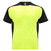 Bugatti T-Shirt Unisex aus recyceltem Material, Fluor Yellow / schwarz, 2XL