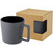 Cali 370 ml Keramiktasse mit matter Oberfläche, schwarz