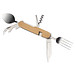 Campingbesteck, beige