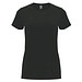 Capri T-Shirt für Damen, Dark Lead, 2XL