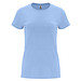 Capri T-Shirt für Damen, himmelblau, M