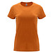 Capri T-Shirt für Damen, orange, 2XL