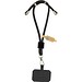 CarryLoop verstellbares Handy-Armband aus RCS rec. PET, schwarz