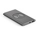 CASSINI. Powerbank 4'000 mAh mit 5W wireless Ladegerät aus Recyceltes Aluminium (100 % rAL), Dunkelgrau