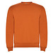 Clasica Sweatshirt mit Rundhalsausschnitt Unisex, orange, XL