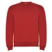 Clasica Sweatshirt mit Rundhalsausschnitt Unisex, rot, XL