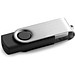 CLAUDIUS 32 GB. USB-Stick 32 GB mit Metallclip, Schwarz