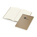 Geiger-Notes Notizbuch Copy-Book Creme A5 Bestseller, braun, inkl. Prägung schwarz