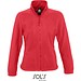 Damen Fleecejacke North, XL, Red