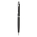 SWISS PEAK® Drehkugelschreiber Deluxe Stylus, blaue Mine, schwarz, silber