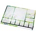 Desk-Mate® A2 recycelter Notizblock, weiss, 50 pages