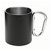 Edelstahl Becher DEEP VALLEY,schwarz
