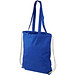 Eliza 240 g/m² Baumwoll-Kordelzug-Rucksack, royalblau