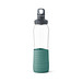 EMSA Glas Trinkflasche Drink2Go, 700 ml, grün