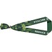 Evi Sublimation Festival Armband mit Metallverschluss aus recyceltem PET Kunststoff, weiss
