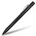 FABER-CASTELL Druckkugelschreiber Grip 2010, blaue Mine, schwarz-poliert