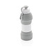 XD COLLECTION Faltbare Silikonflasche, 580 ml, grau XD COLLECTION Faltbare Silikonflasche, 580 ml, grau