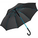 FARE® Automatik-Stockschirm Windproof, schwarz-petrol