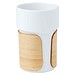 Fika 340 ml Becher mit Bambushülle, weiss