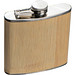 Flachmann mit Bambusummantelung, beige