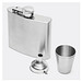 Flachmann-Set COWBOY,silber