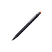 Touch-Kugelschreiber Black, schwarz/orange