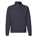 FRUIT OF THE LOOM® Unisex Sweatshirt Zip-Neck, navy, L