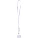 Franz 5 in 1 Lanyard Kabel aus recyceltem Kunststoff für Smartphones mit integrierter Datensynchronisierung und 65 W Schnellladefunktion, weiss