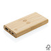 Bambus-Wireless-Powerbank, 8.000 mAh, braun