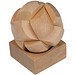 Geduldspiel aus Holz, hellbraun