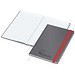 Geiger-Notes Notizbuch Terminax Smart-Book, DIN A4, anthrazit/rot