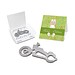 ROMINOX® Key Tool Motorbike / Motorrad (21 Funktionen) im Motiv-Mäppchen Osterhase, grün