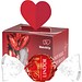 Geschenkbox Mini Herz, Lindt LINDOR Milchkugeln, inkl. Druck