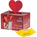Geschenkbox Mini Herz, Ritter SPORT Schokowürfel Schoko Crisp, inkl. Druck