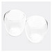 Gläser-Set DRINK LINE M, doppelwandig: 2er Set,transparent