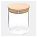 Glas-Vorratsdose ECO STORAGE S, Füllmenge ca. 450 ml,braun, transparent