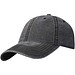 Grafton Kappe mit 6 Segmenten washed, schwarz