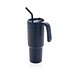 Graphic 360 Becher aus RCS-zertifiziert recyc. Stahl, 900ml, navy blau
