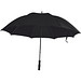 Großer Regenschirm aus Polyester, schwarz