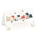 Grußkarte Weihnachten, Motiv Weihnachtsdorf, Danke an Partner