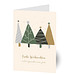 Grußkarte Weihnachten, Motiv Weihnachtswald, Danke an Mitarbeiter