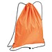 Gymbag aus recyceltem Polyester , orange