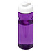 H2O Active® Eco Base 650 ml Sportflasche mit Klappdeckel, lila/ weiß