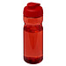 H2O Active® Eco Base 650 ml Sportflasche mit Klappdeckel, rot/ rot