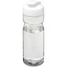 H2O Active® Eco Base 650 ml Sportflasche mit Klappdeckel, transparent/weiß