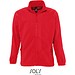 Herren Fleecejacke North, 3XL, Red
